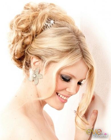 تسريحات سهرة جذابة 2012 